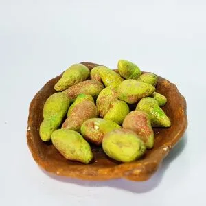 cesto de peras miniatura