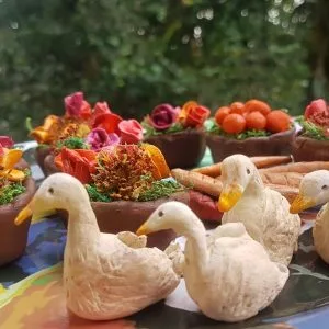 patos-miniaturas de belen